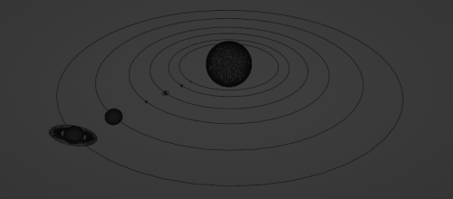 Setting of the solar/lunar eclipses in Blender